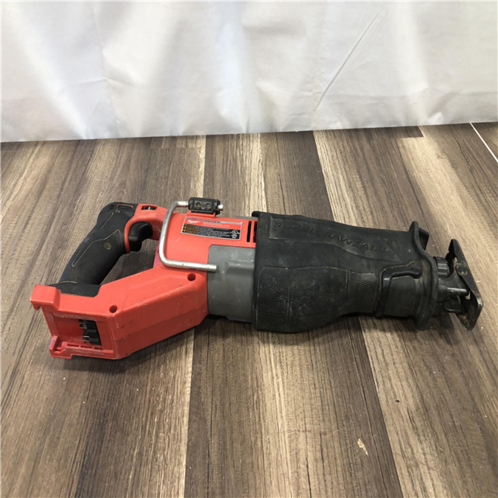 AS-IS Milwaukee FUEL 18V Lithium-Ion Brushless Cordless Super SAWZALL Orbital Reciprocating Saw (Tool-Only)