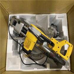 As-Is- DeWalt 15 Amps 12 in. Corded Dual-Bevel Sliding Compound Miter Saw