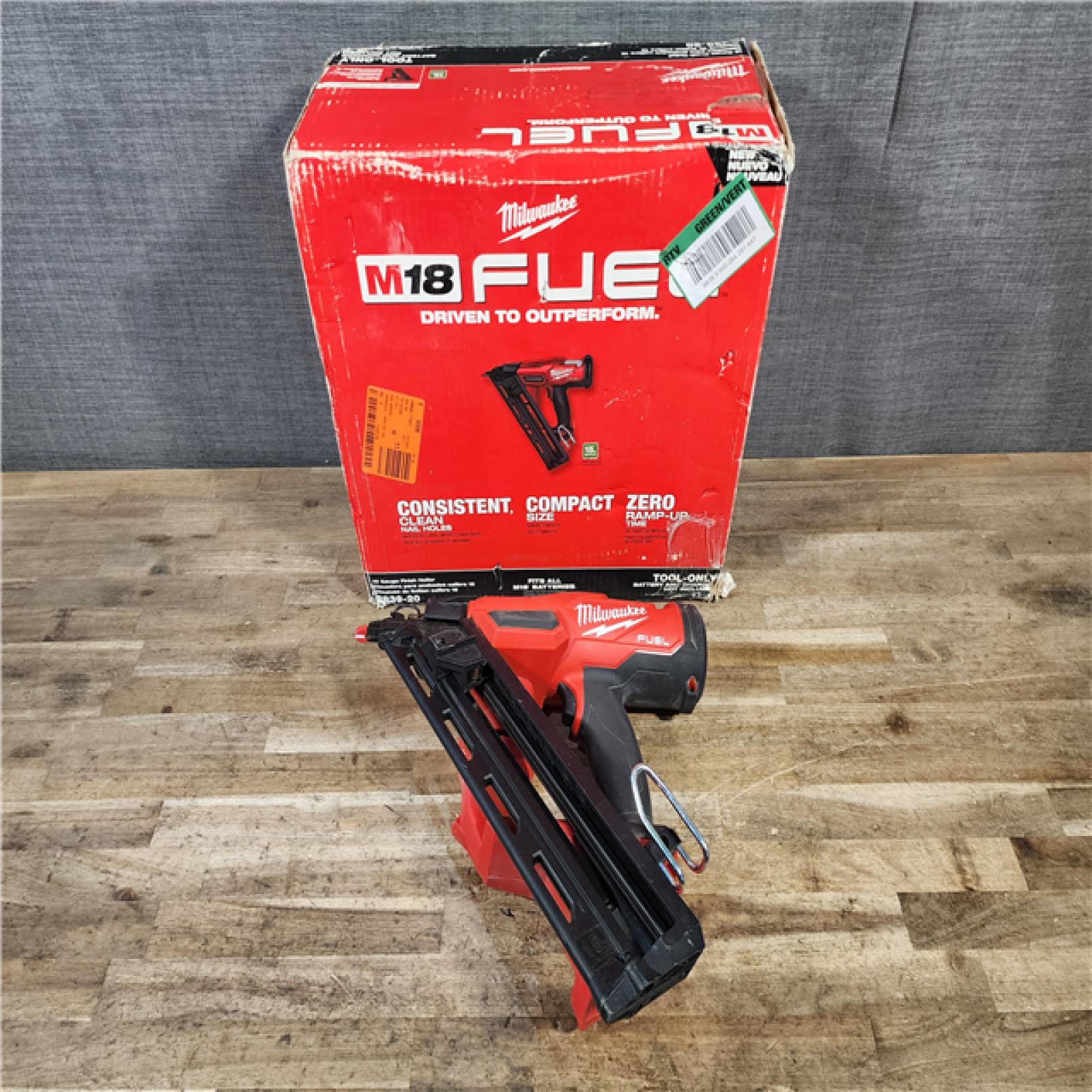 HOUSTON LOCATION - AS-IS Milwaukee FUEL 18-Volt Lithium-Ion Brushless Cordless Gen II 15-Gauge Angled Finish Nailer (Tool-Only)