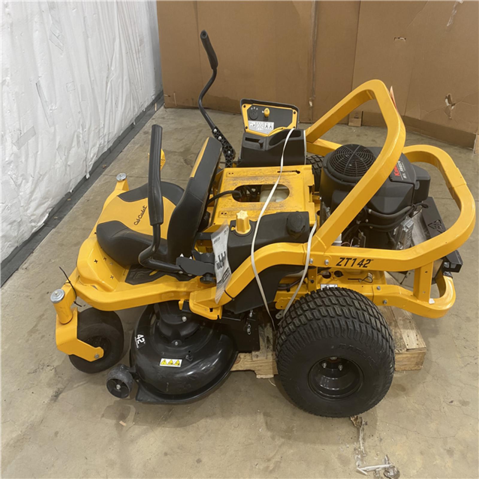 Houston Location - AS-IS Outdoor Power Equipment CUB CADET ZT1 42 INCH SIT DOWN MOWER