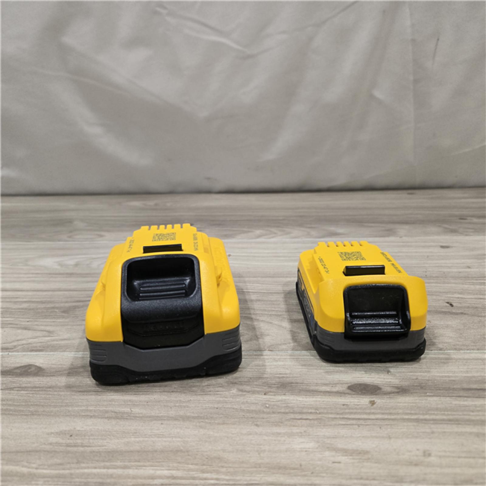 AS-IS Dewalt DCBP315-2C 20V MAX POWERSTACK Lithium-Ion Batteries and Charger Starter Kit