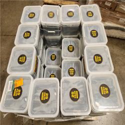 Phoenix Location NEW FIRM GRIP Large Nitrile Coated Work Gloves with Reusable Bucket (25-Pack) Pallet (68 Buckets)