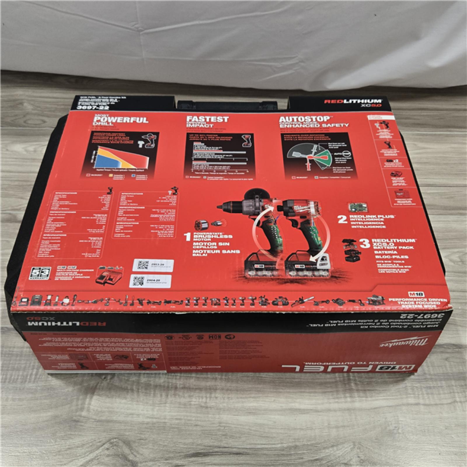 NEW! - MILWAUKEE FUEL 18V Cordless Hammer Drill and Impact Driver Combo Kit
