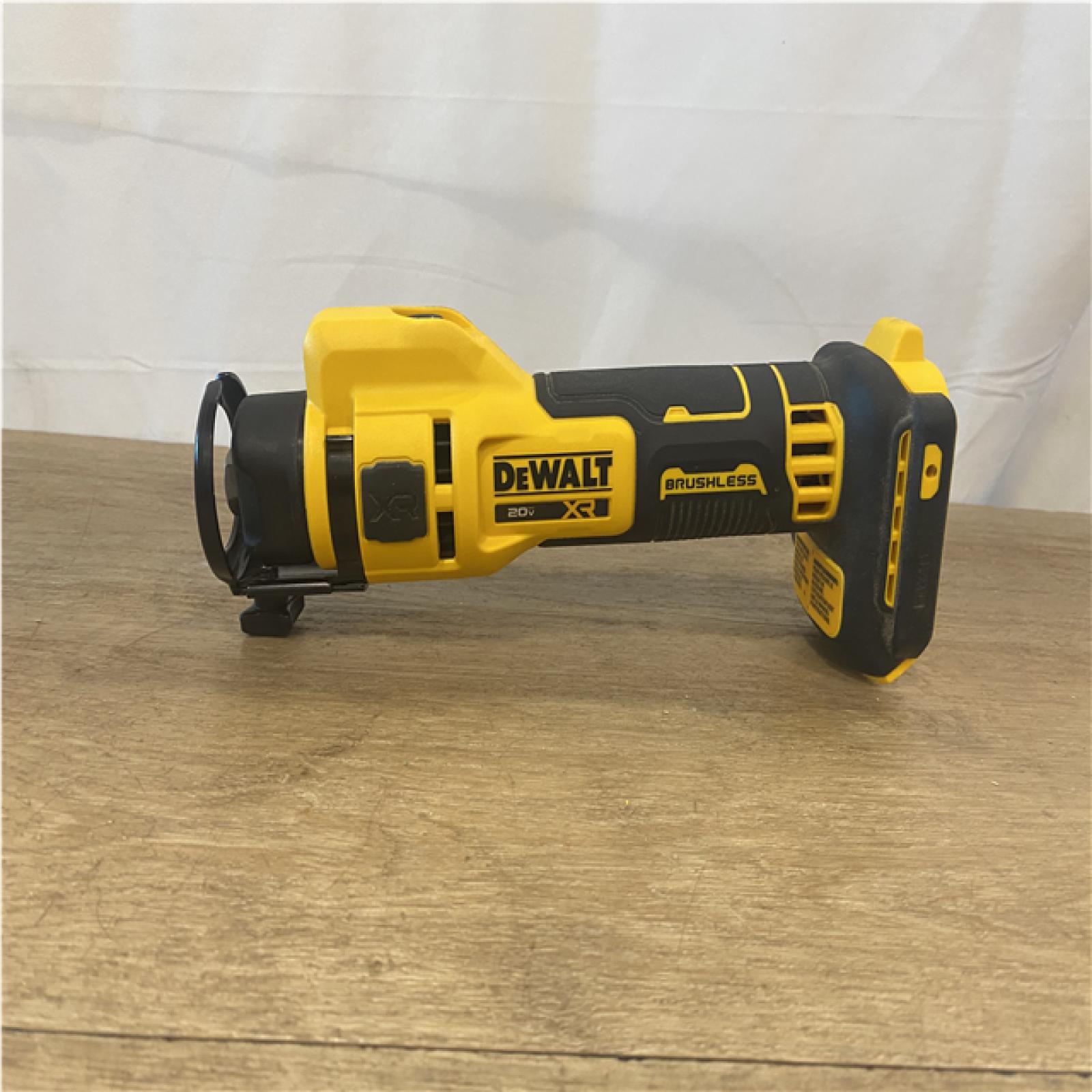 as-is DEWALT XR 20V Lithium-Ion Cordless Rotary Drywall Cut-Out Tool (Tool Only)