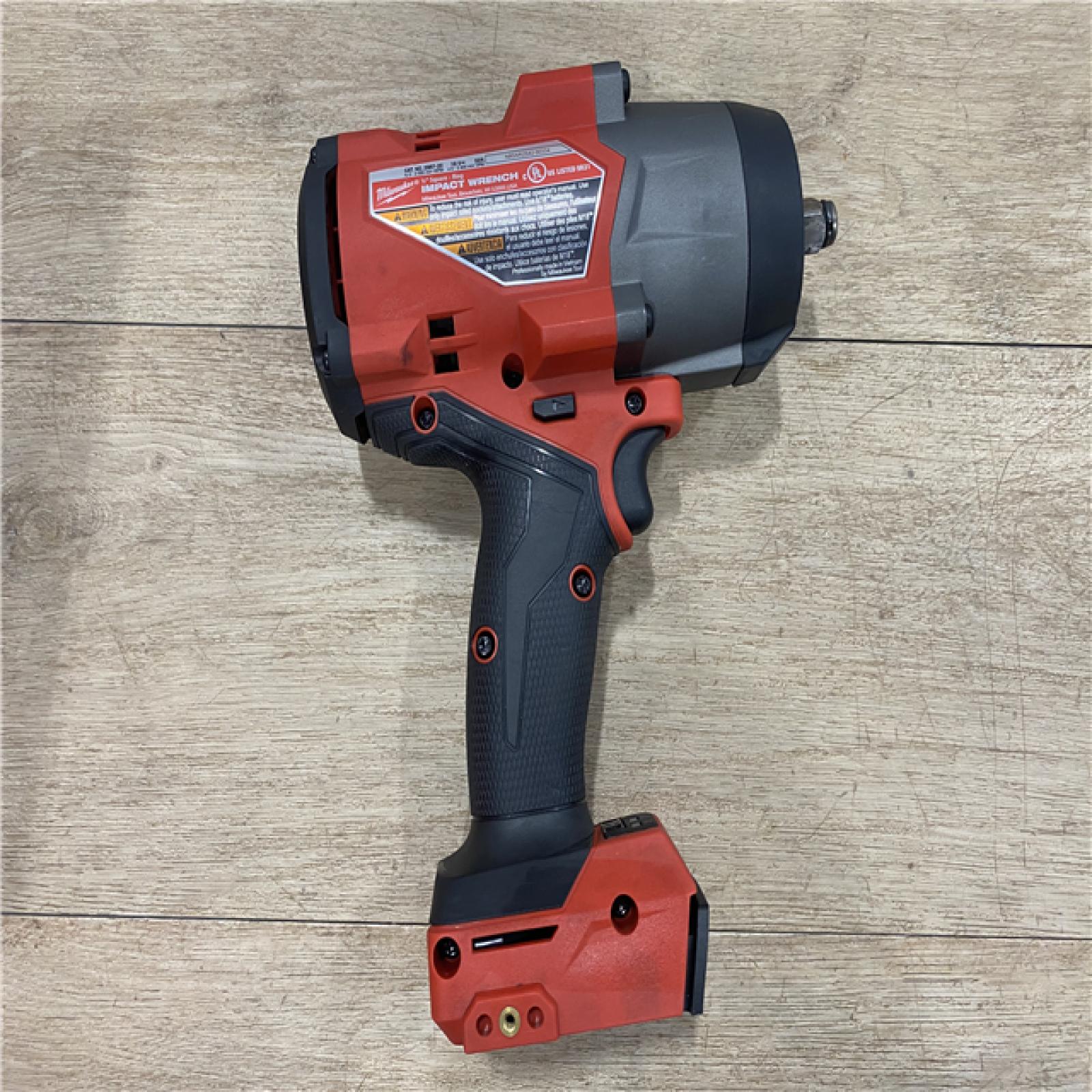 AS-IS Milwaukee FUEL 18V Lithium-Ion Brushless Cordless 1/2 in. Impact Wrench with Friction Ring (Tool-Only)