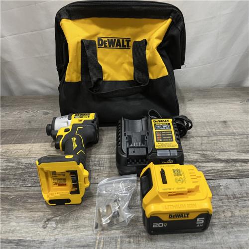 AS-IS DEWALT 20-Volt Maximum XR Lithium-Ion Cordless Brushless 1/4 in. 3-Speed Impact Driver Kit