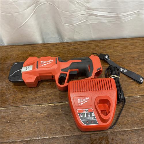 AS-IS Milwaukee 2534-21 M12 Lithium-Ion Brushless Cordless Pruning Shears Kit 2.0 Ah