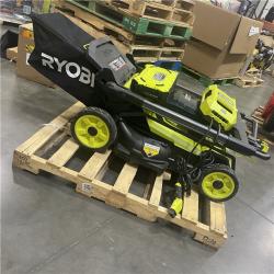 Dallas Location - As-Is Shop RYOBI 80V HP Brushless Battery Cordless Electric 30 in. Multi-Blade Lawn Mower with Battery and Charger