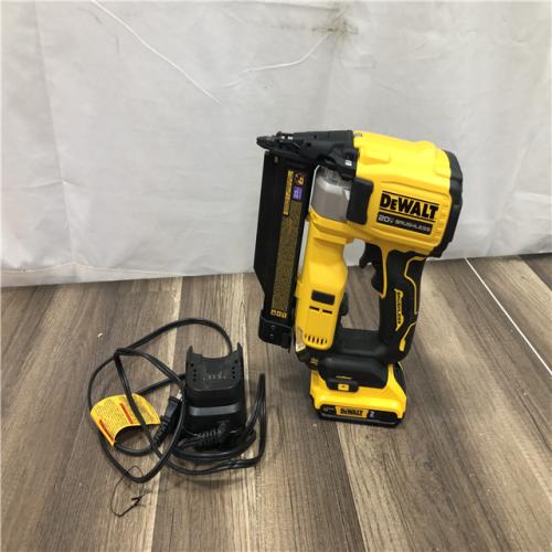 AS-IS DEWALT ATOMIC 20V MAX Lithium Ion Cordless 23 Gauge Pin Nailer Kit