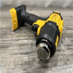 AS-IS DEWALT 20V MAX Cordless Compact Heat Gun with Flat and Hook Nozzle Attachments