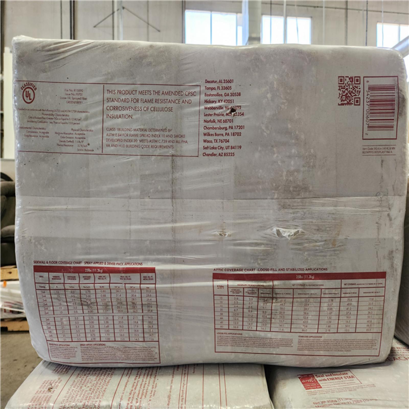 Phoenix Location Pest Control Insulation T.A.P Net Wt25lbs (11.3kg) Pallet (16 Bags)