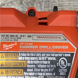 AS-IS Milwaukee FUEL 18V Lithium-Ion Brushless Cordless Hammer Drill and Impact Driver Combo Kit