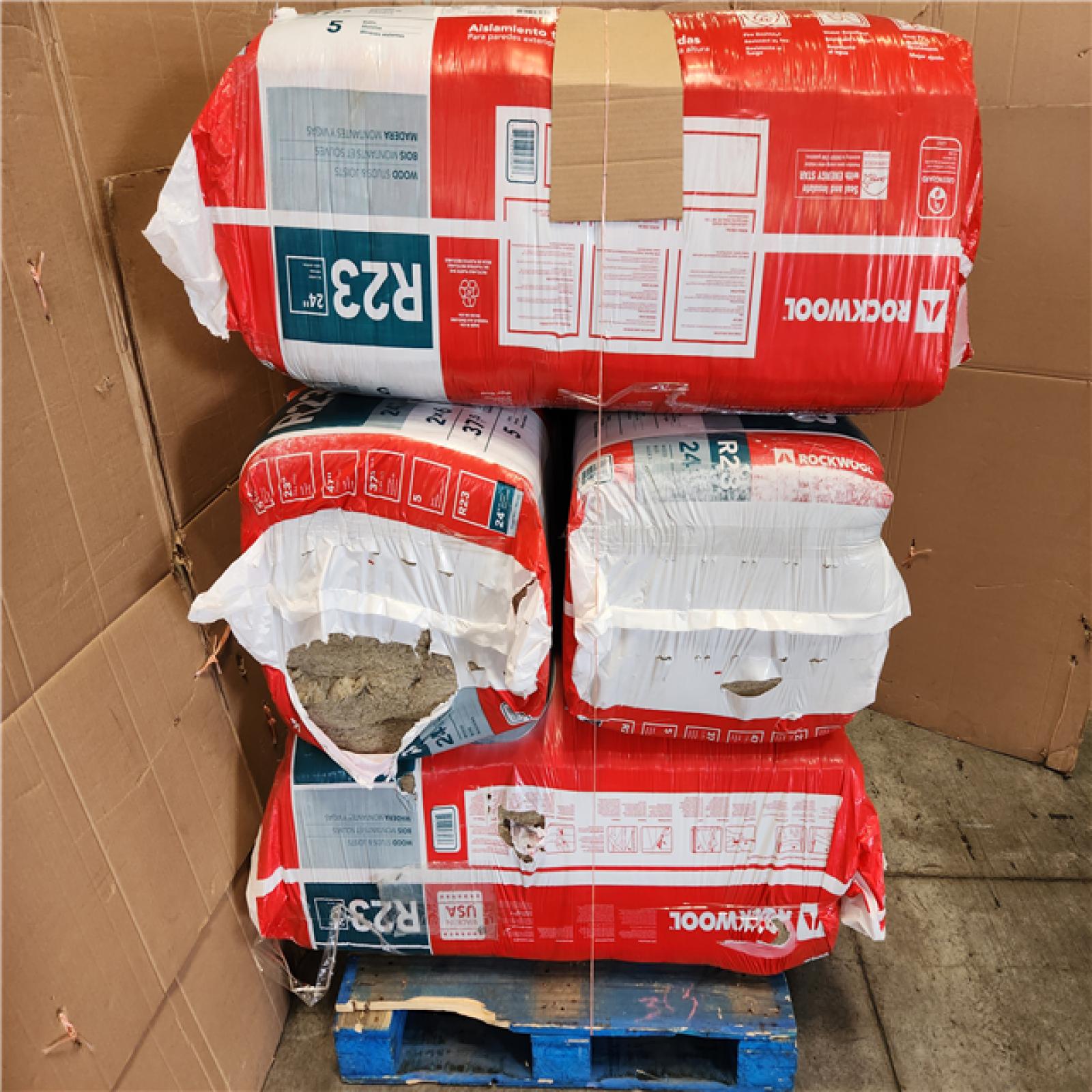 Phoenix AS-IS ROCKWOOL R-23 Comfortbatt 5-1/2 in. x 15 in. x 47 in. Insulation Batt (239 sq.ft.) (6-Bags)