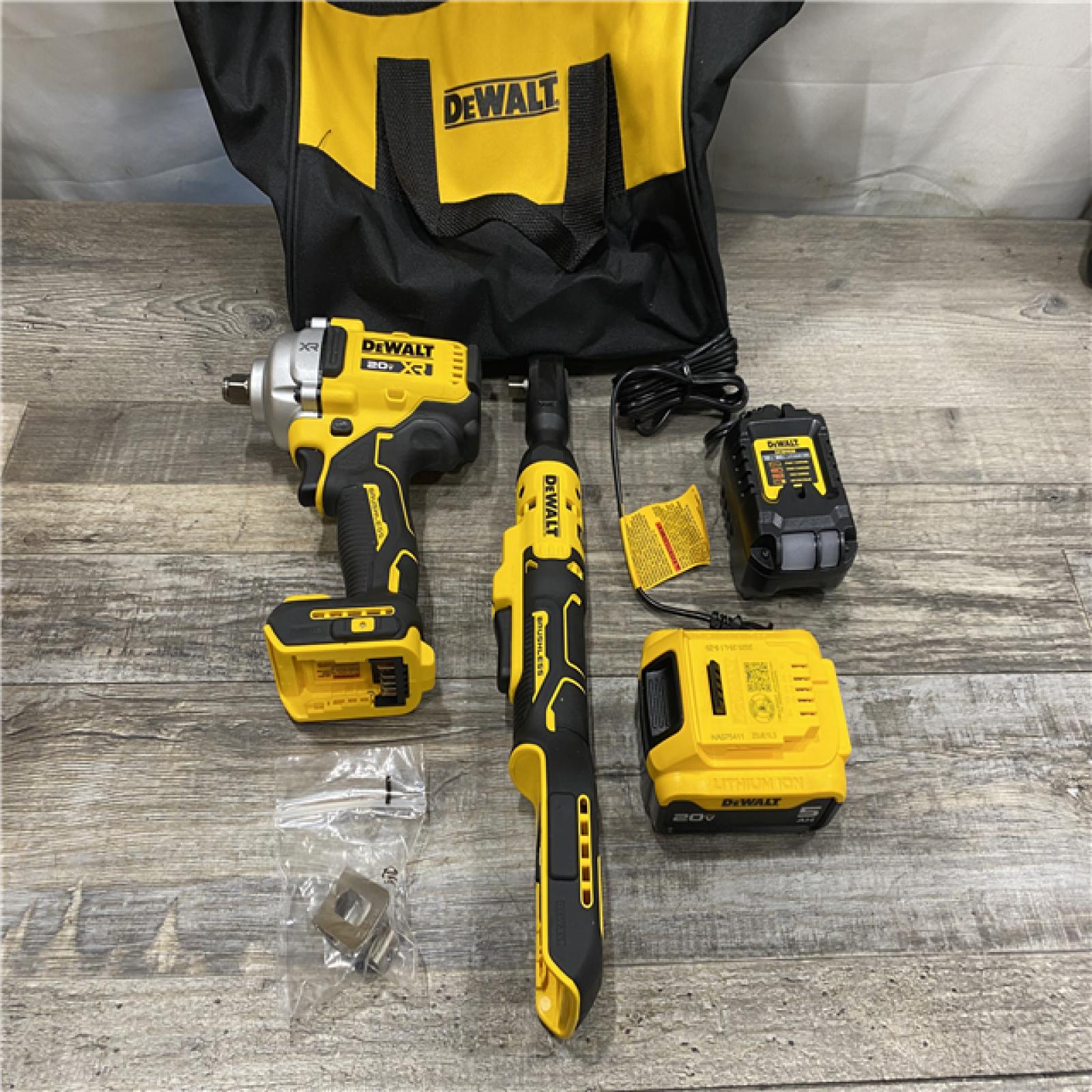 AS-IS DEWALT 20V Lithium-Ion Cordless 2-Tool Combo Kit
