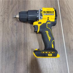 AS-IS DEWALT ATOMIC 20-Volt Lithium-Ion Cordless 1/2 in. Compact Hammer Drill with 3.0Ah Battery, Charger and Bag