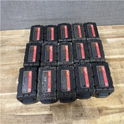 Houston Location Milwaukee Batteries QTY/15