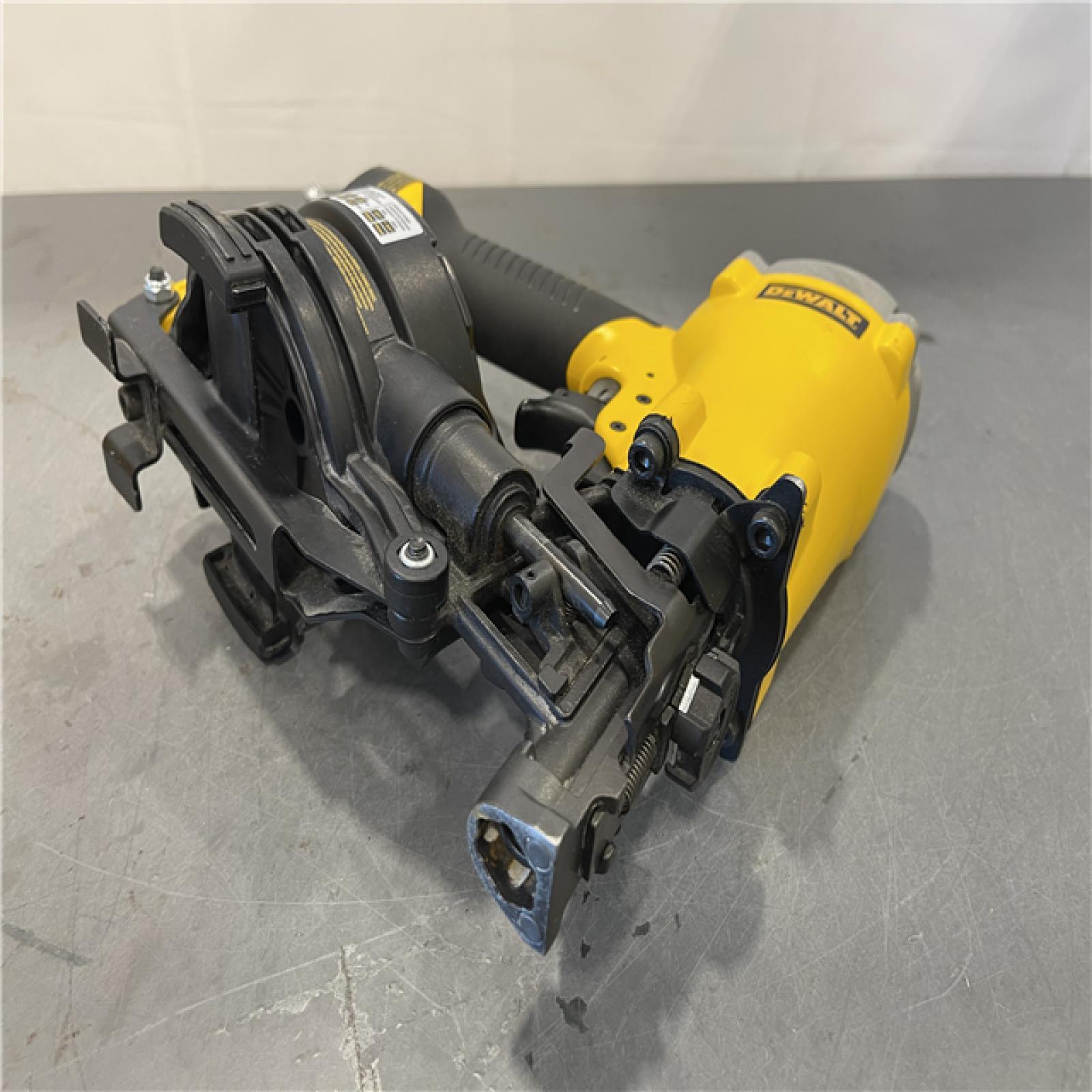 AS-IS - DeWalt 1-3/4 in. 15 Degree Pneumatic Coil Roofing Nailer