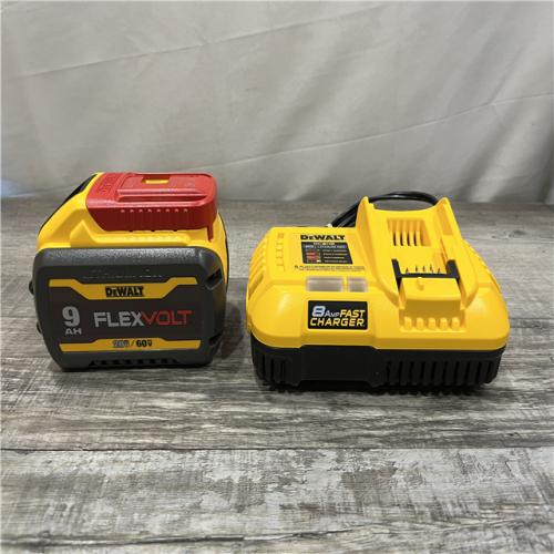 AS-IS DEWALT 20V/60V MAX FLEXVOLT Lithium-Ion 9.0Ah Battery and Charger Starter Kit