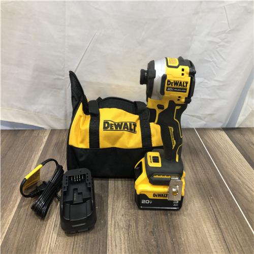 AS-IS DEWALT ATOMIC 20V MAX Lithium-Ion Cordless 1/4 in. Brushless Impact Driver Kit