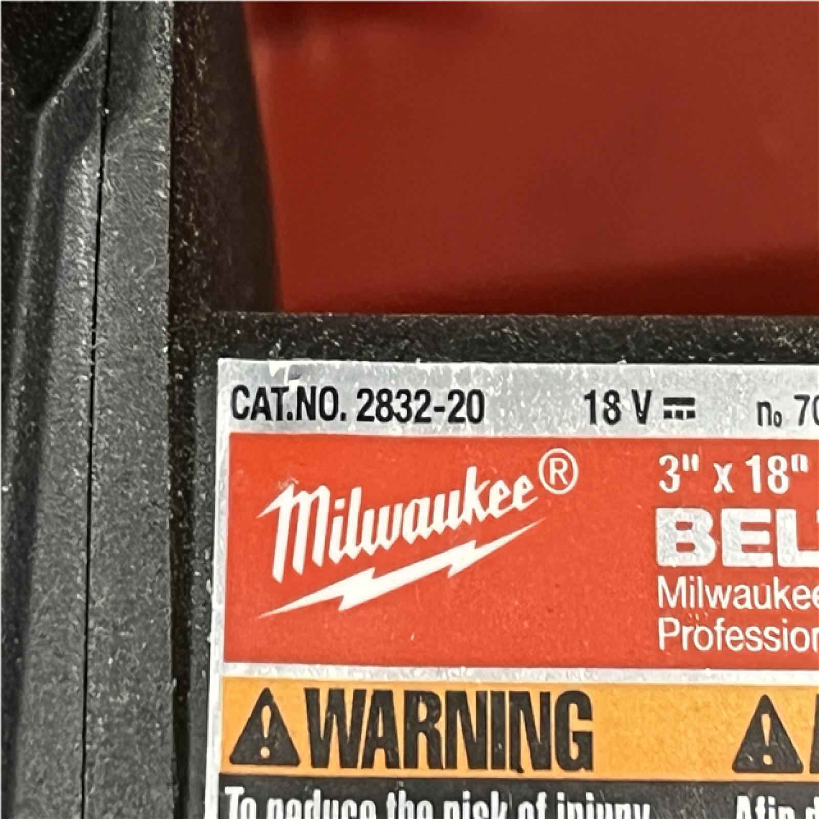 AS-IS Milwaukee FUEL 18-Volt Lithium-Ion Cordless Belt Sander (Tool-Only)