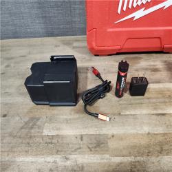 HOUSTON LOCATION - AS-IS Milwaukee-3522-21 Green Beam Laser Cross Line Plumb Point USB Rechargeable