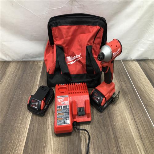 AS-IS Milwaukee 18V Lithium-Ion Brushless Cordless 1/4 in. Impact Driver Kit
