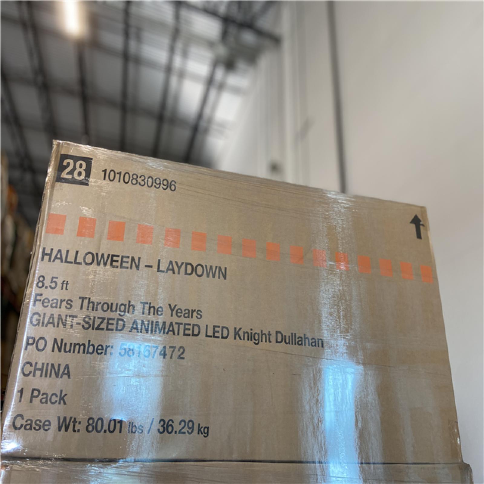 DALLAS LOCATION - Home Accents Holiday 8.5 ft. Giant-Sized Animated LED Knight Dullahan