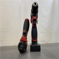 AS IS - Milwaukee 12V Brushless Hammer Drill and Impact Driver Combo Kit
