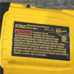 AS-IS DEWALT ATOMIC 20V MAX Lithium Ion Cordless 23 Gauge Pin Nailer Kit