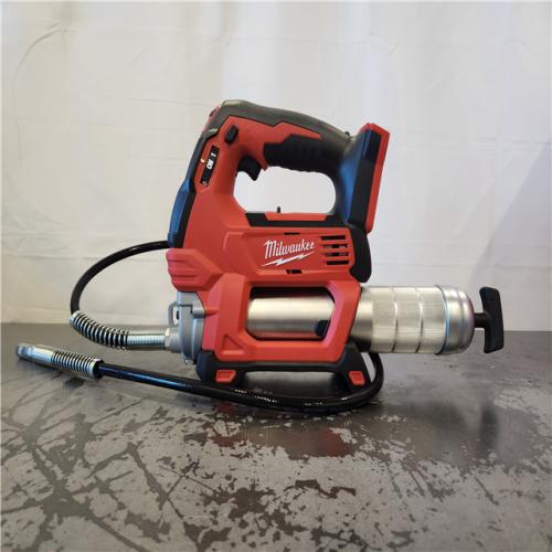 AS-IS- Milwaukee M18 18-Volt Lithium-Ion Cordless Grease Gun 2-Speed (Tool-Only)