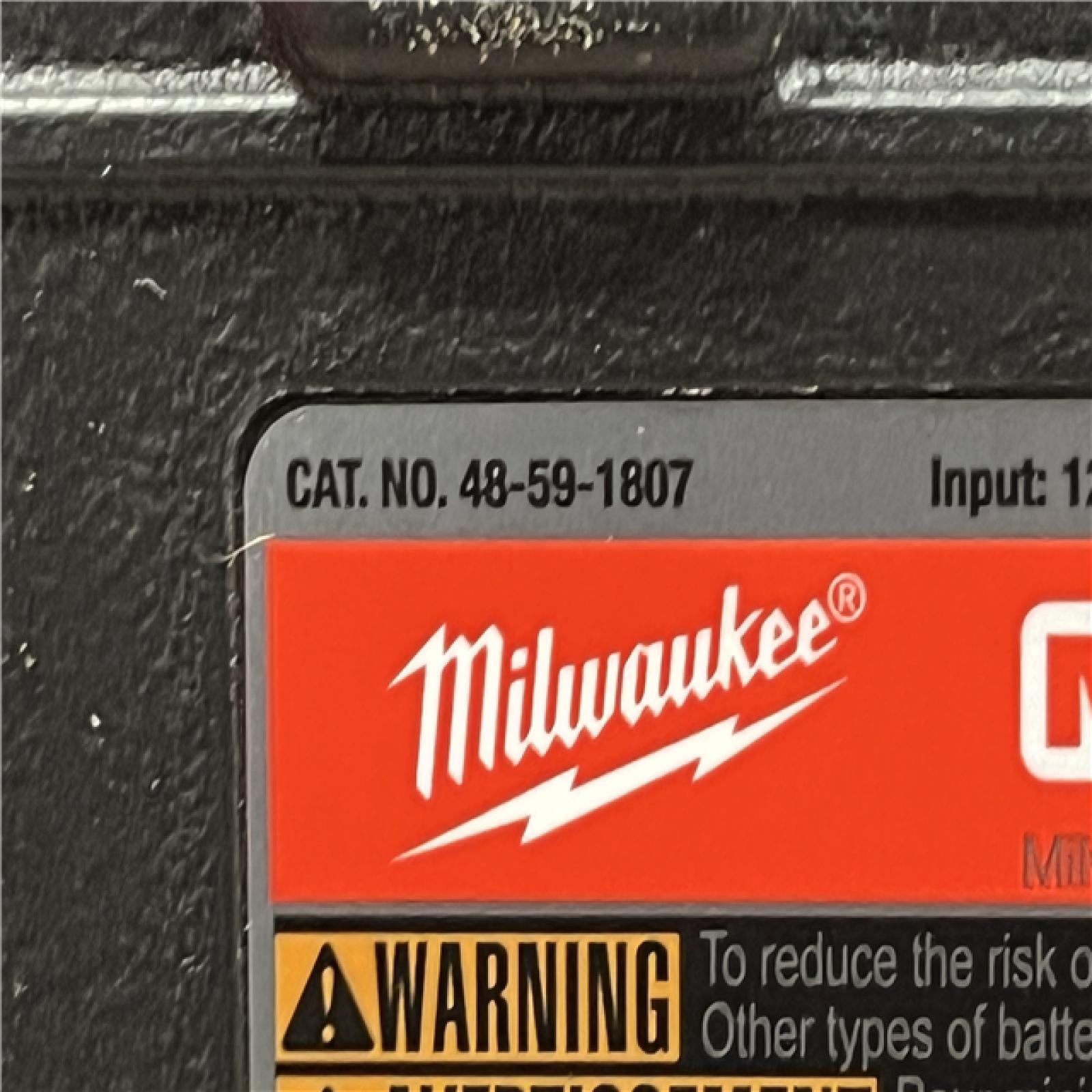 AS-IS Milwaukee 12-Volt/18-Volt Lithium-Ion Multi-Voltage 6-Port Sequential Rapid Battery Charger