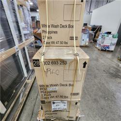 Phoenix Location 20 in. H x 24 in. x 11 in. Composite White Wash Deck Box in a Smooth Cement Finish (5 Boxes)