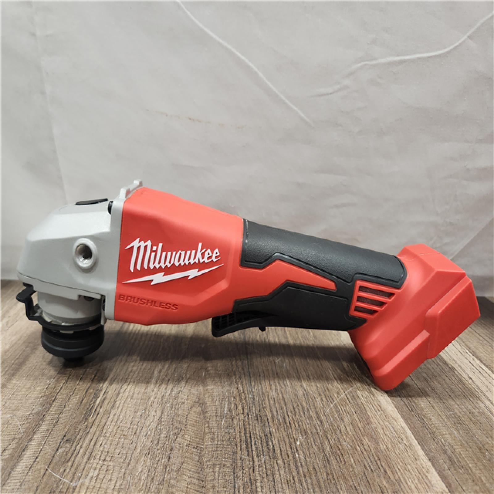 AS-IS- Milwaukee 18V Cordless 4.5 /5  Grinder W/ Paddle Switch (Tool Only)