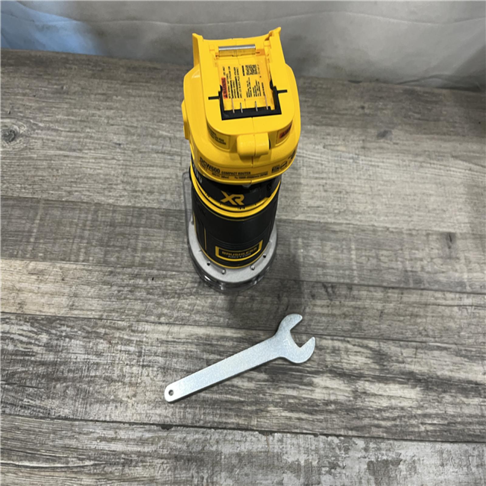 AS-IS DEWALT 20V MAX XR Cordless Brushless Fixed Base Compact Router (Tool Only)
