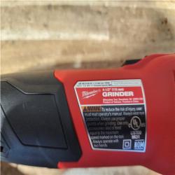 Houston Location AS-IS Milwaukee 7 Amp Corded 4-1/2 in. Small Angle Grinder with Sliding Lock-On Switch