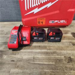 HOUSTON LOCATION - AS-IS MILWAUKEE FUEL 18V Lithium-Ion Brushless Cordless Hammer Drill and Impact Driver Combo Kit (2-Tool) with 2 Batteries