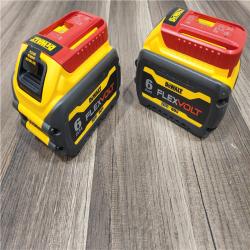 AS-IS DEWALT FLEXVOLT 20V/60V MAX Lithium-Ion 6.0Ah Battery Pack (2 Pack)