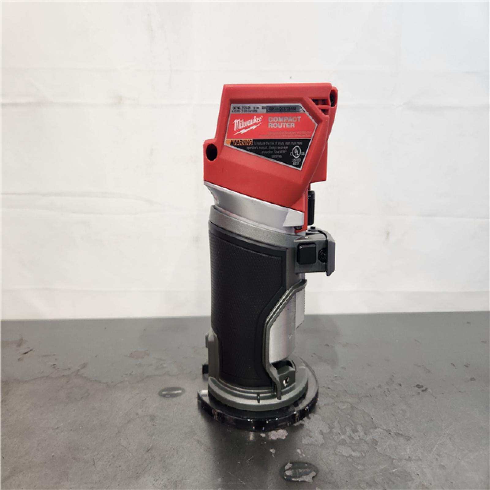 AS-IS- Milwaukee M18 FUEL 18V Cordless Li-Ion Compact Router - Bare Tool