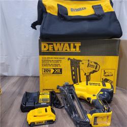 AS-IS  DCN660D1 20V 16 Gauge Cordless Angled Finish Nailer Kit W/ 2Ah Battery