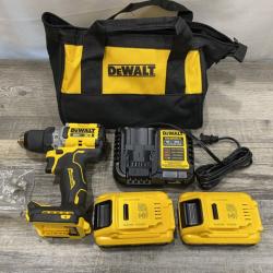 AS-IS DEWALT 20V XR Lithium-Ion Cordless Brushless 1/2 in. Drill/Driver Kit