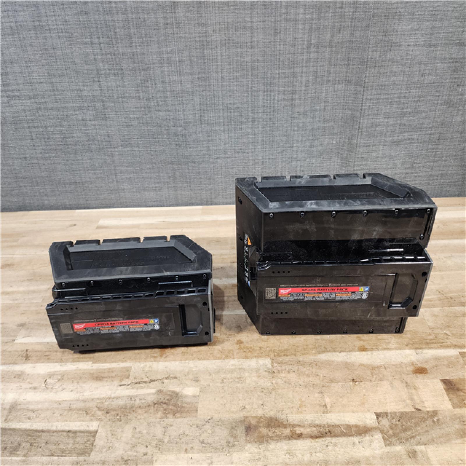 HOUSTON LOCATION - AS-IS MILWAUKEE MX FUEL BATTERY PACK QTY - 2