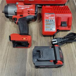 AS-IS Milwaukee M18 1/2 in. Cordless Brushless High Torque Impact Wrench Kit (Battery & Charger)