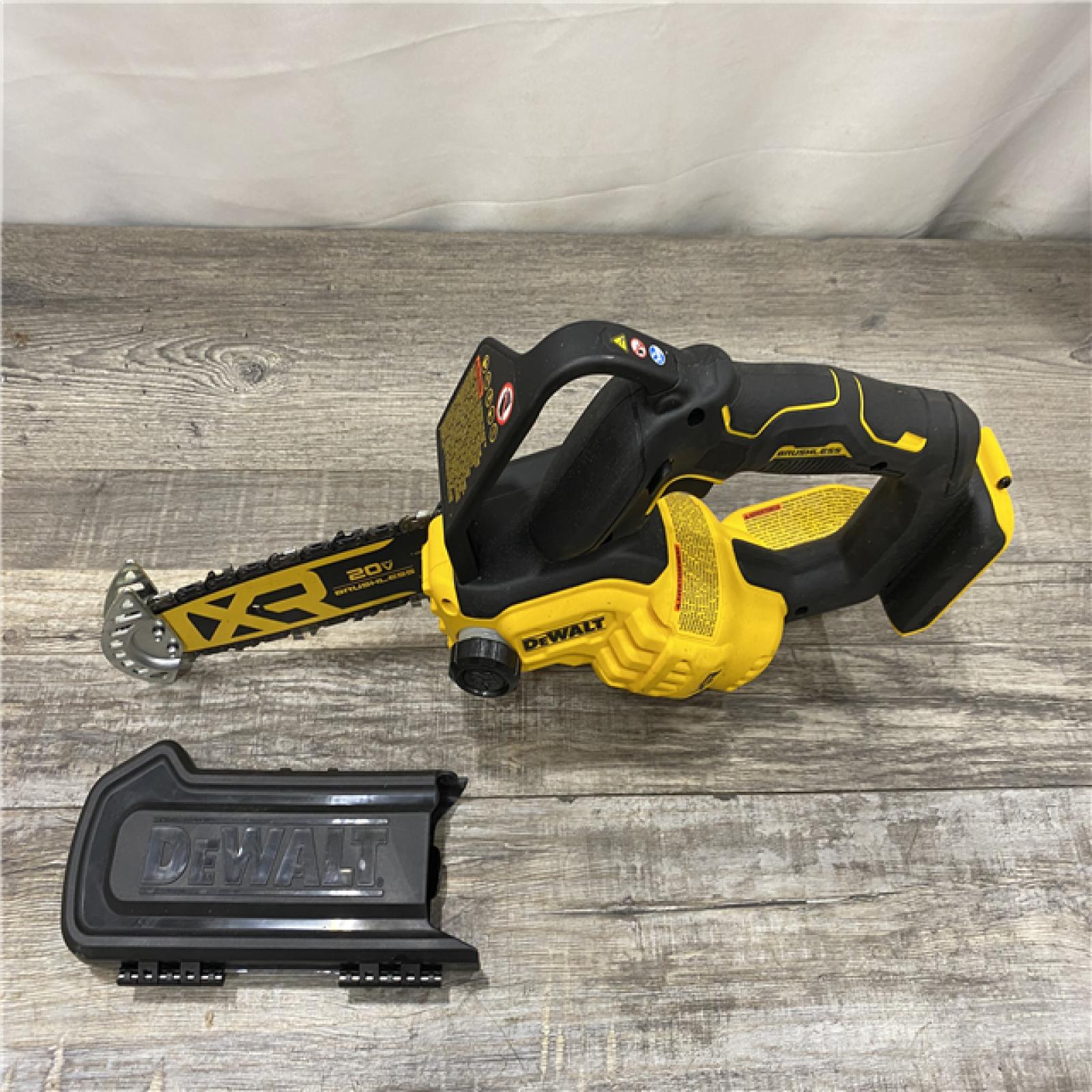 AS-IS DEWALT 20V MAX 8 in. Brushless Cordless Battery Powered Pruning Chainsaw (Tool Only)