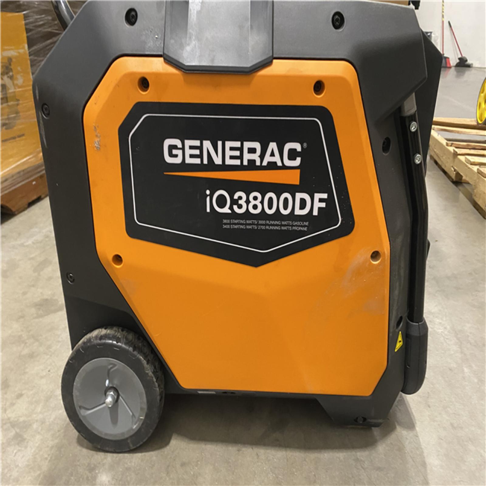 Dallas Location - As-Is Generac 3800/3000-Watt Dual Fuel Inveter Generator