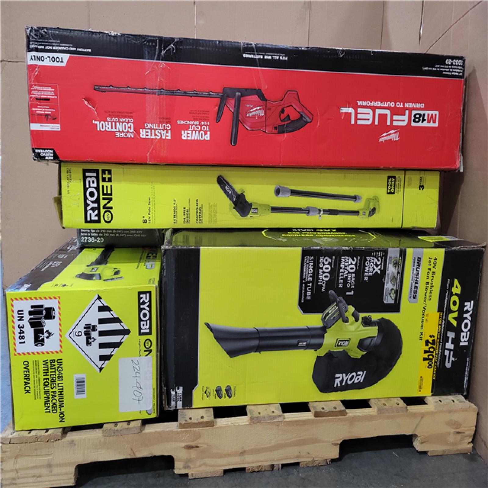 CALIFORNIA AS-IS TOOL PALLET