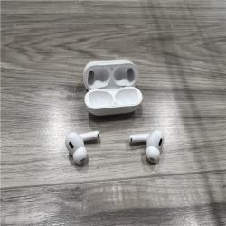 AS-IS Apple AirPods Pro (2nd Generation) with the USB-C MagSafe Charging Case