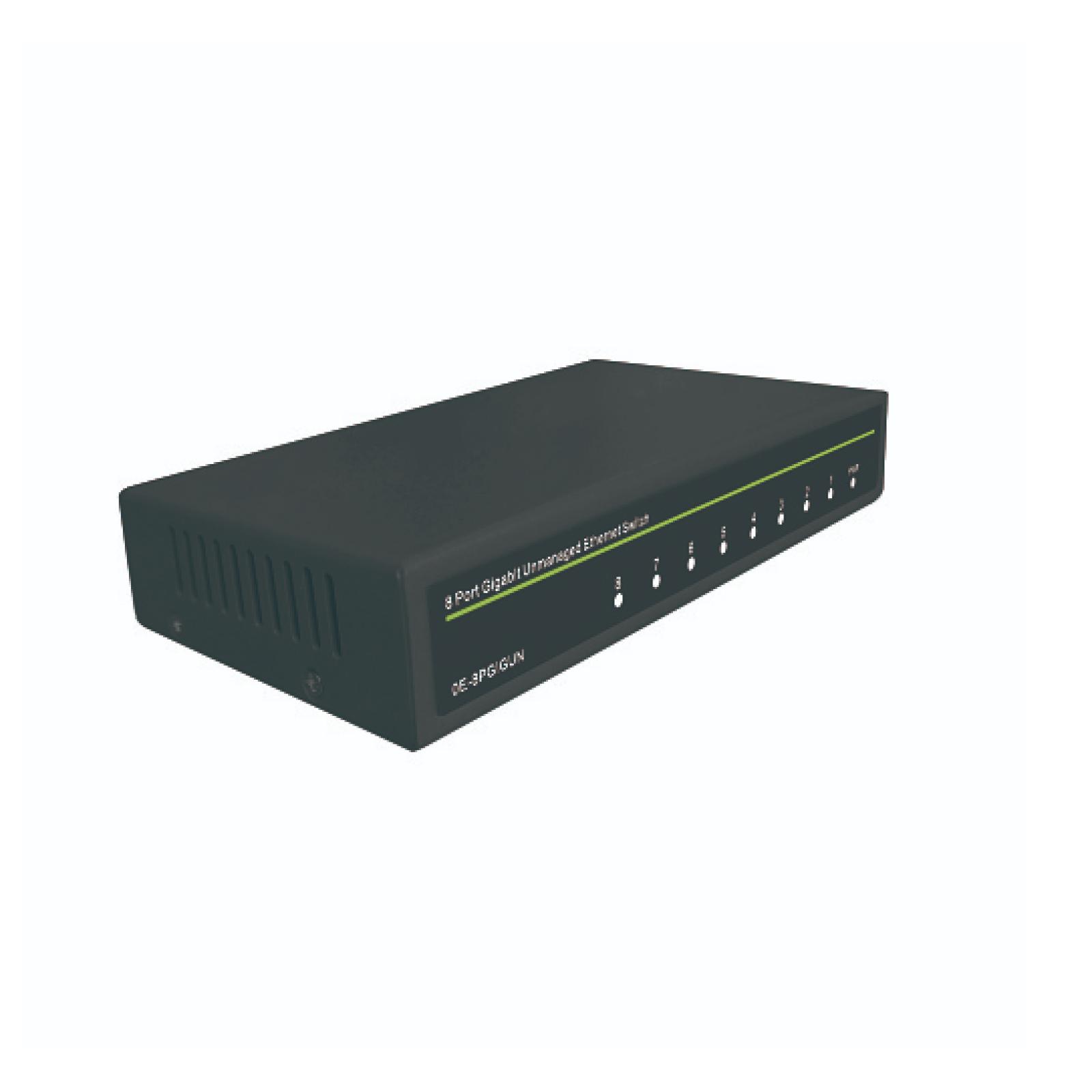 NEW! - UltraTech 0E-8PGIGUN 8-Port Gigabit Unmanaged Ethernet Switch - (5 UNITS)