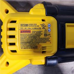 HOUSTON LOCATION - AS-IS DeWalt DCS389B FLEXVOLT 60V MAX Cordless Brushless Reciprocating Saw (Tool-Only)
