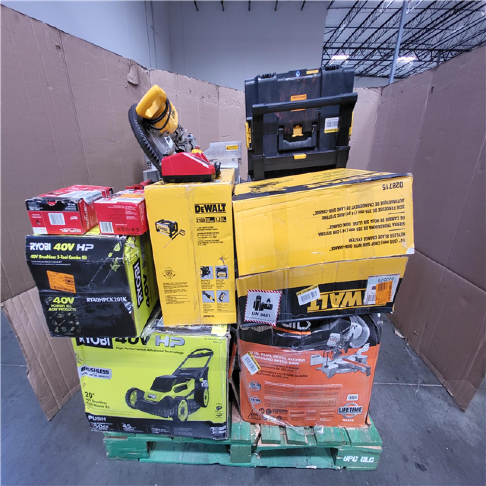 CALIFORNIA AS-IS TOOL PALLET