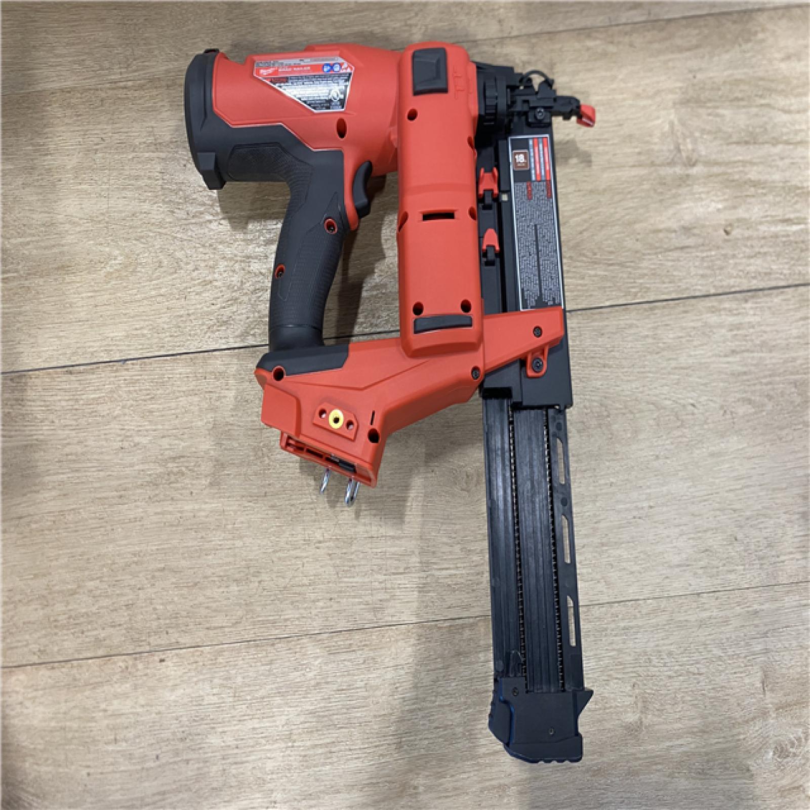 AS-IS Milwaukee FUEL 18-Volt Lithium-Ion Brushless Cordless Gen II 18-Gauge Brad Nailer (Tool-Only)